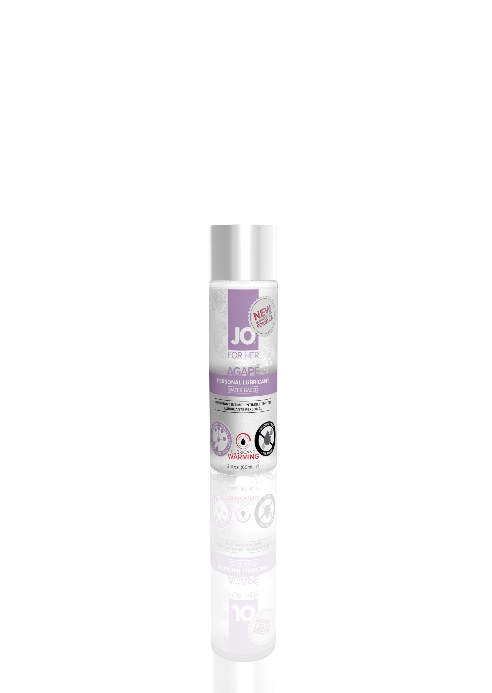 Jo for Her Agape Lubricant - Warming - 2 Fl. Oz. - 60 ml JO42009