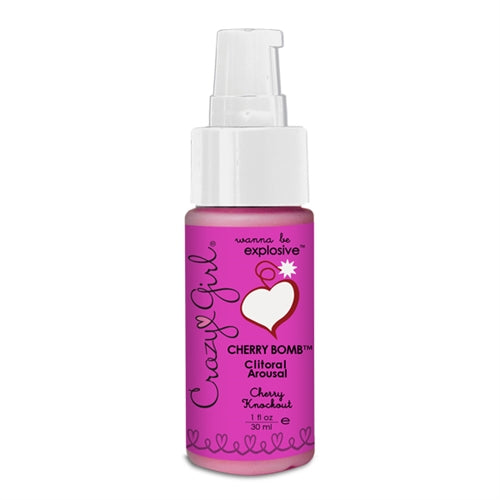 Crazy Girl Cherry Bomb Clitoral Arousal - Cherry Knockout - 1 Oz. CE7701-01
