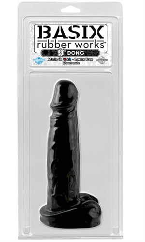 Basix Rubber Works 9-Inch Dong - Black PD4206-23