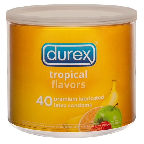 Durex Tropical Flavors - 40 Count Jar PM00323