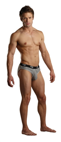 Heather Rib Enhancer Bikini - Grey - Small MP-490198GYSL