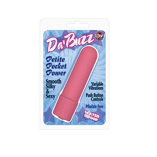 dA' Buzz Petite Waterproof Pink Vibrator GT326P