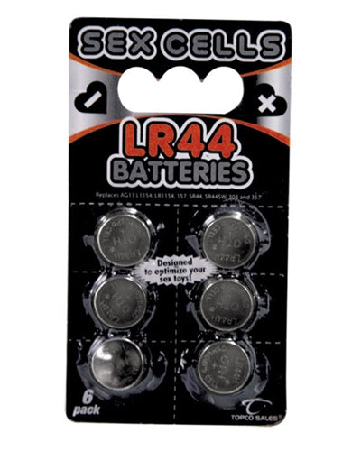 Sex Cells LR44 Batteries - 6 Pack TS1070229