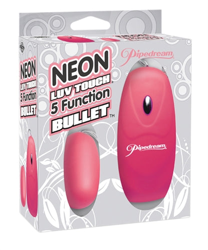 Neon Luv Touch 5 Function Bullet Pink PD2638-11