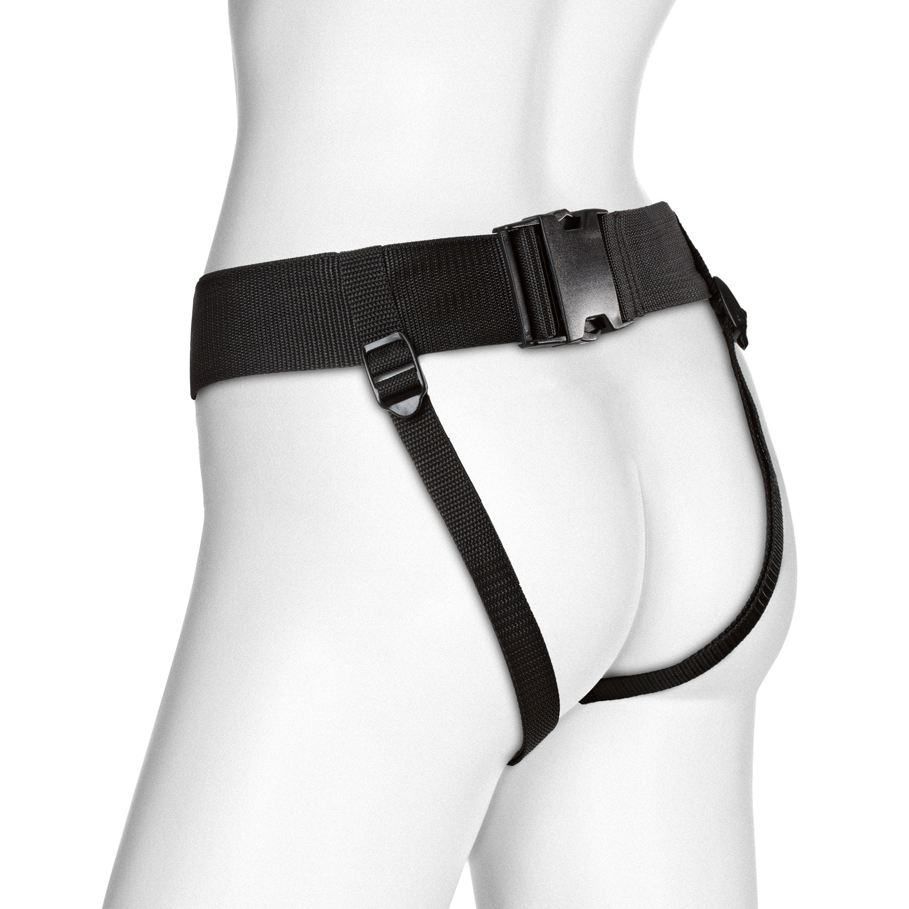 Vac-U-Lock Crotchless Velvet Harness With Plug DJ1090-18-BX