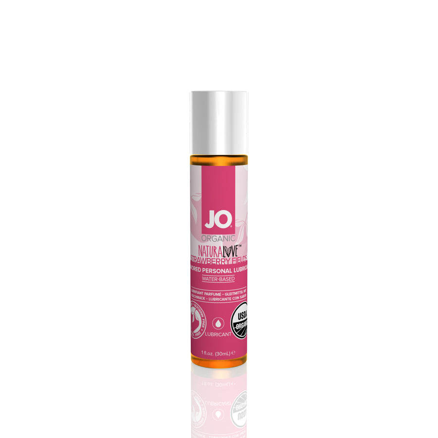 Jo Naturalove USDA Certified Organic Flavored Lubricant - Strawberry - 1 fl.oz. / 30 ml JO41002