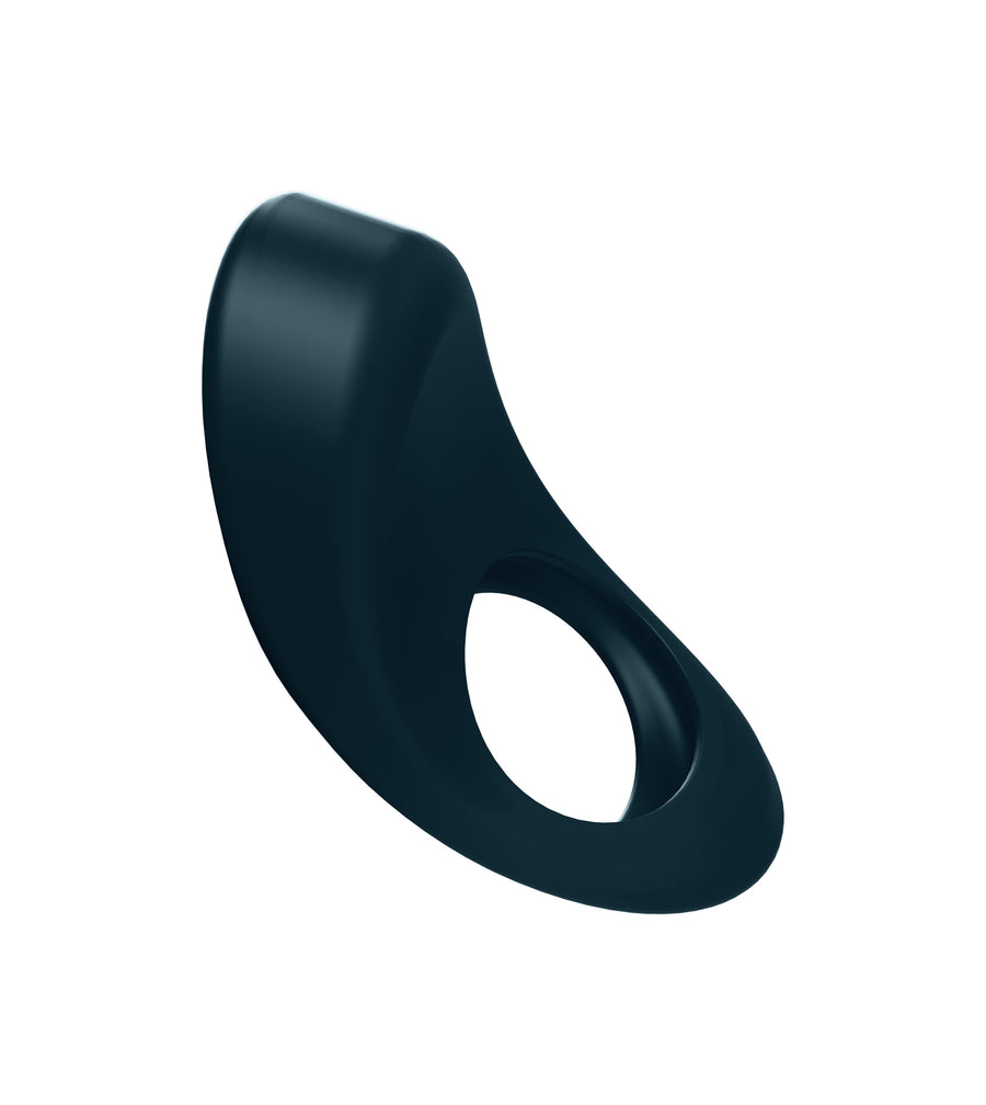 Overdrive Rechargeable Vibrating Ring - Just Black VI-R0408