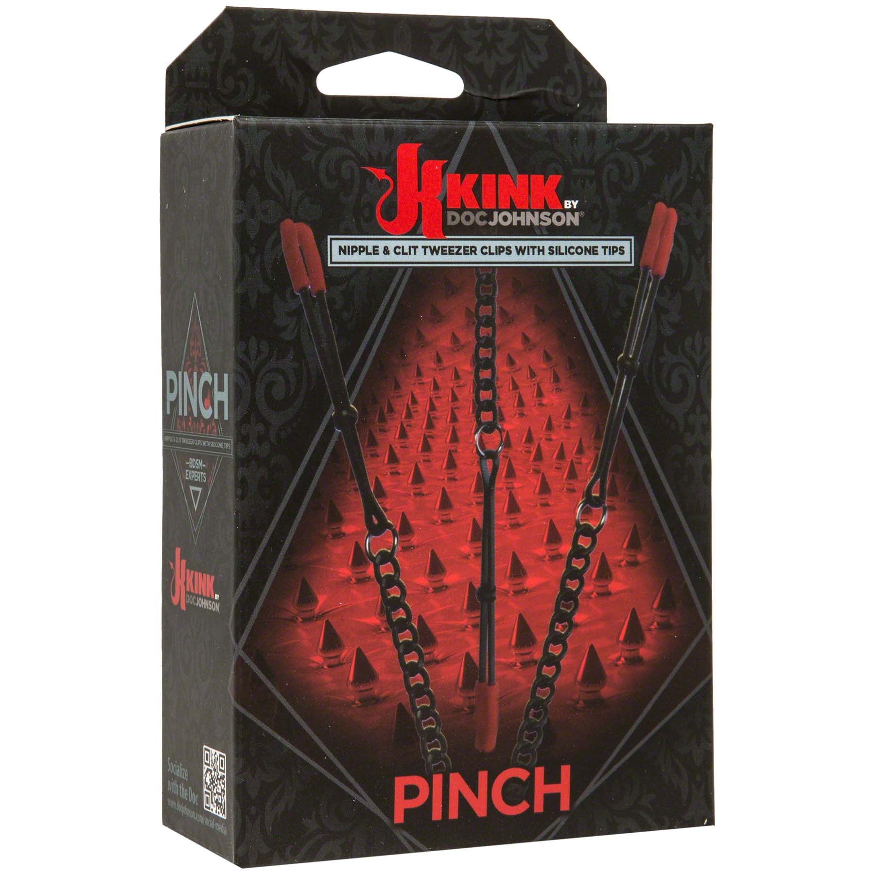 Pinch - Nipple & Clit Tweezer Clips With Silicone Tips DJ2404-03-BX