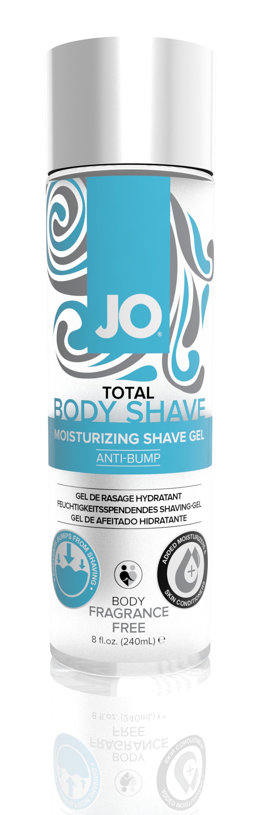 Jo Total Body Shave Moisturizing Shave Gel -  Fragrance Free - 8 Fl. Oz. / 240 ml JO48002