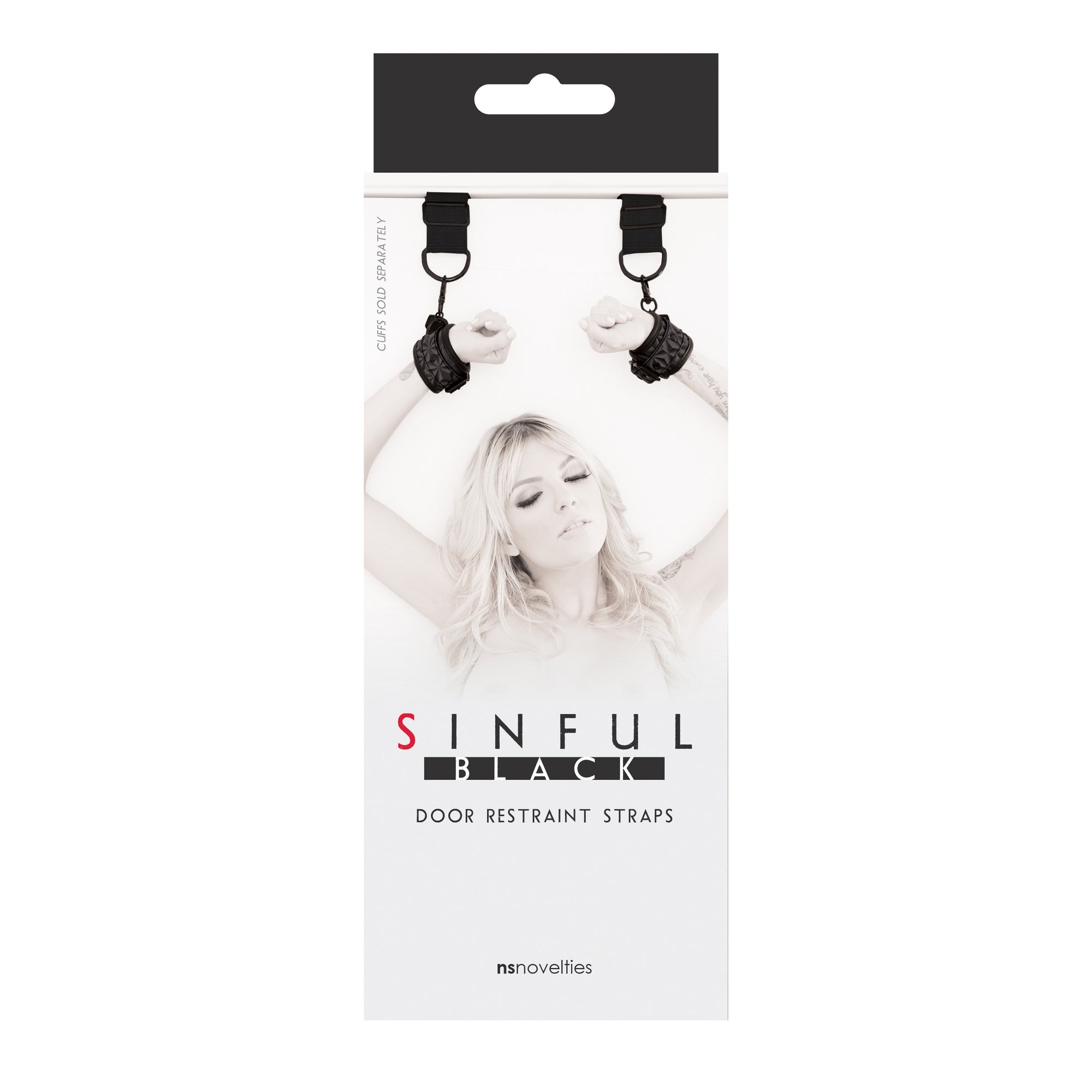 Sinful - Door Restraint Straps - Black NSN1232-13