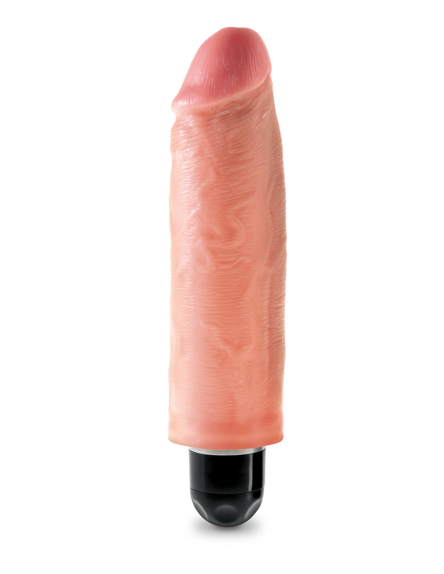King Cock 6 Vibrating Stiffy Flesh PD5521-21