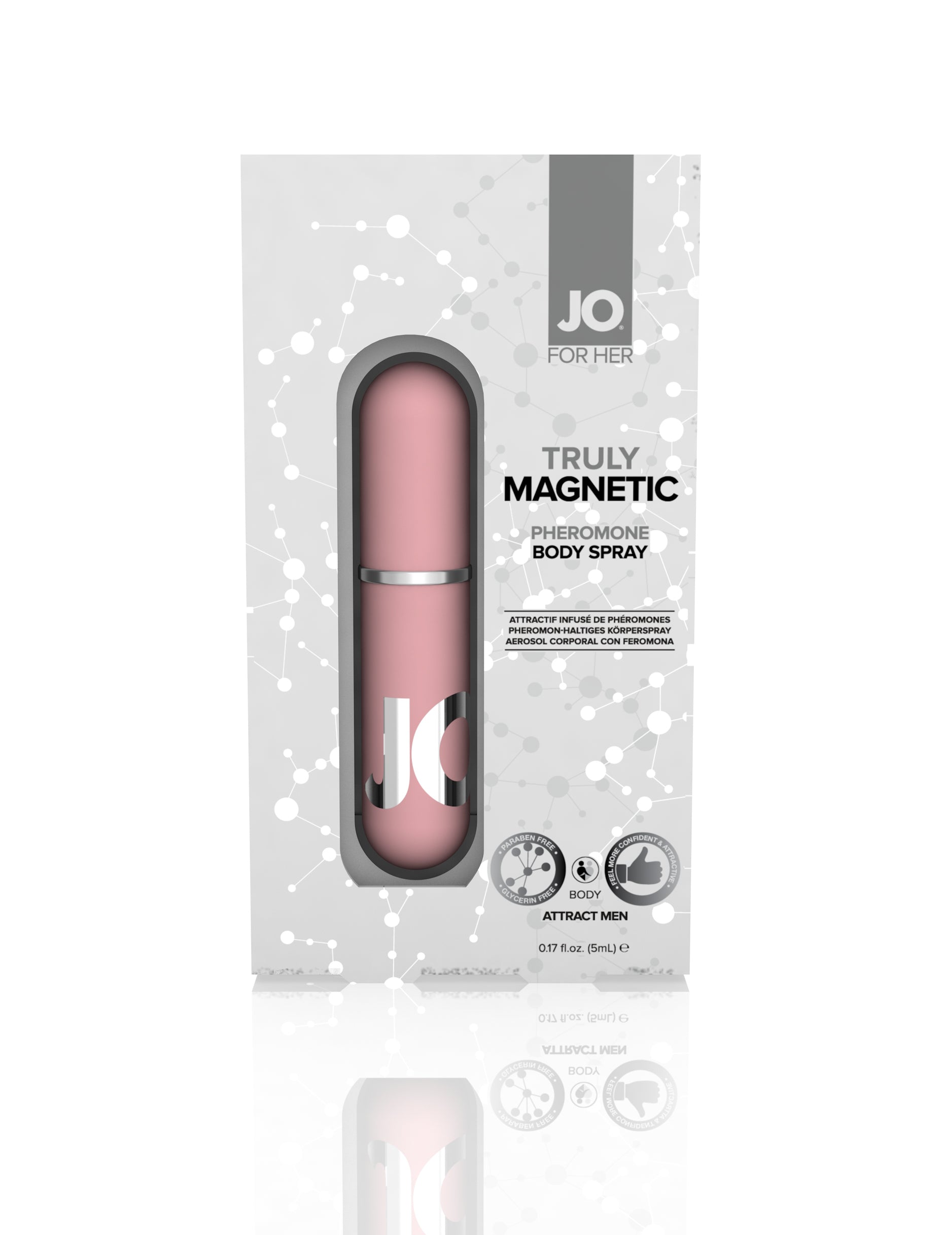 Jo for Her Truly Magnetic Pheromone Body Spray - 0.17 Fl. Oz. / 5 ml JO40185