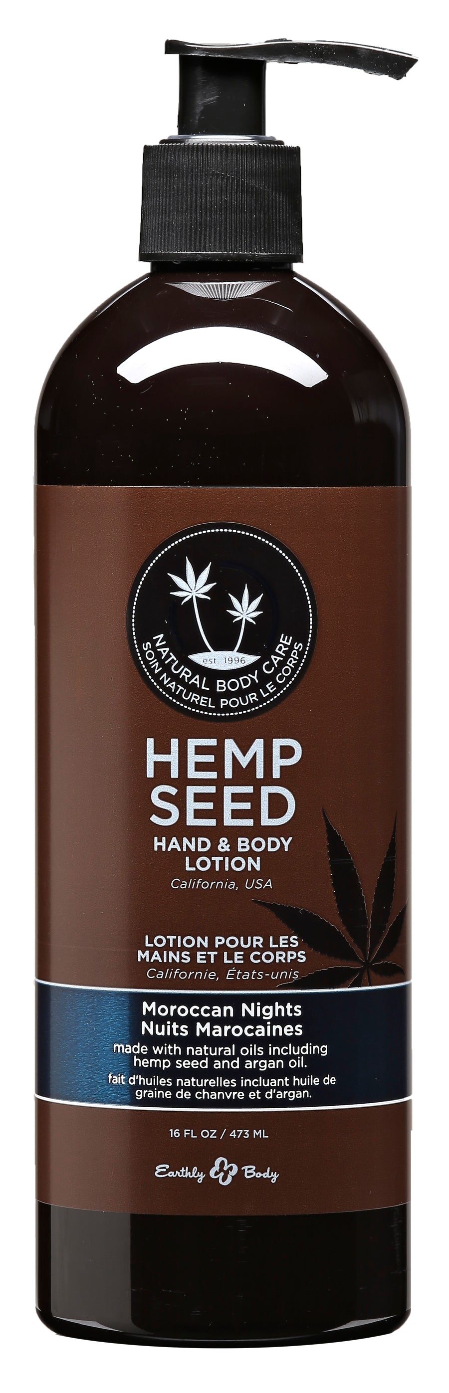 Hemp Seed Hand and Body Lotion - Moroccan Nights - 16 Fl. Oz. EB-HSV275