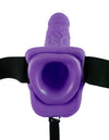 Fetish Fantasy Series 7 Inch Hollow Strap-on With Balls - Purple PD3373-12
