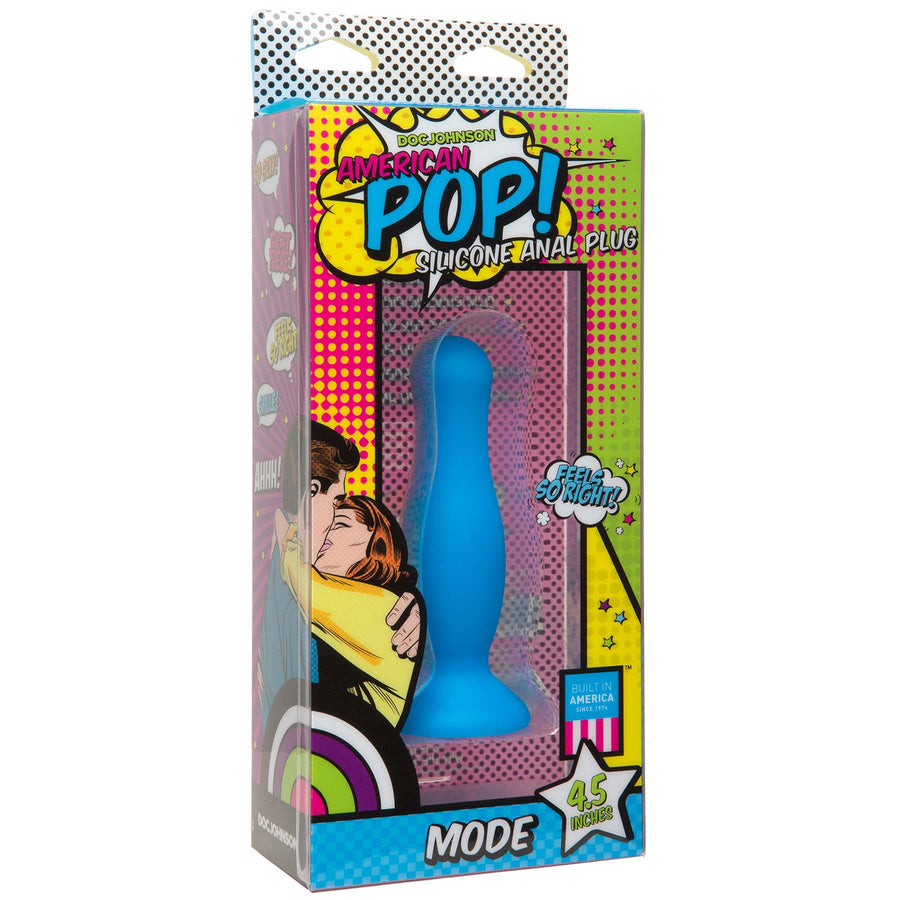 American Pop! Mode 4.5 Anal Plug - Blue DJ0500-10-BX