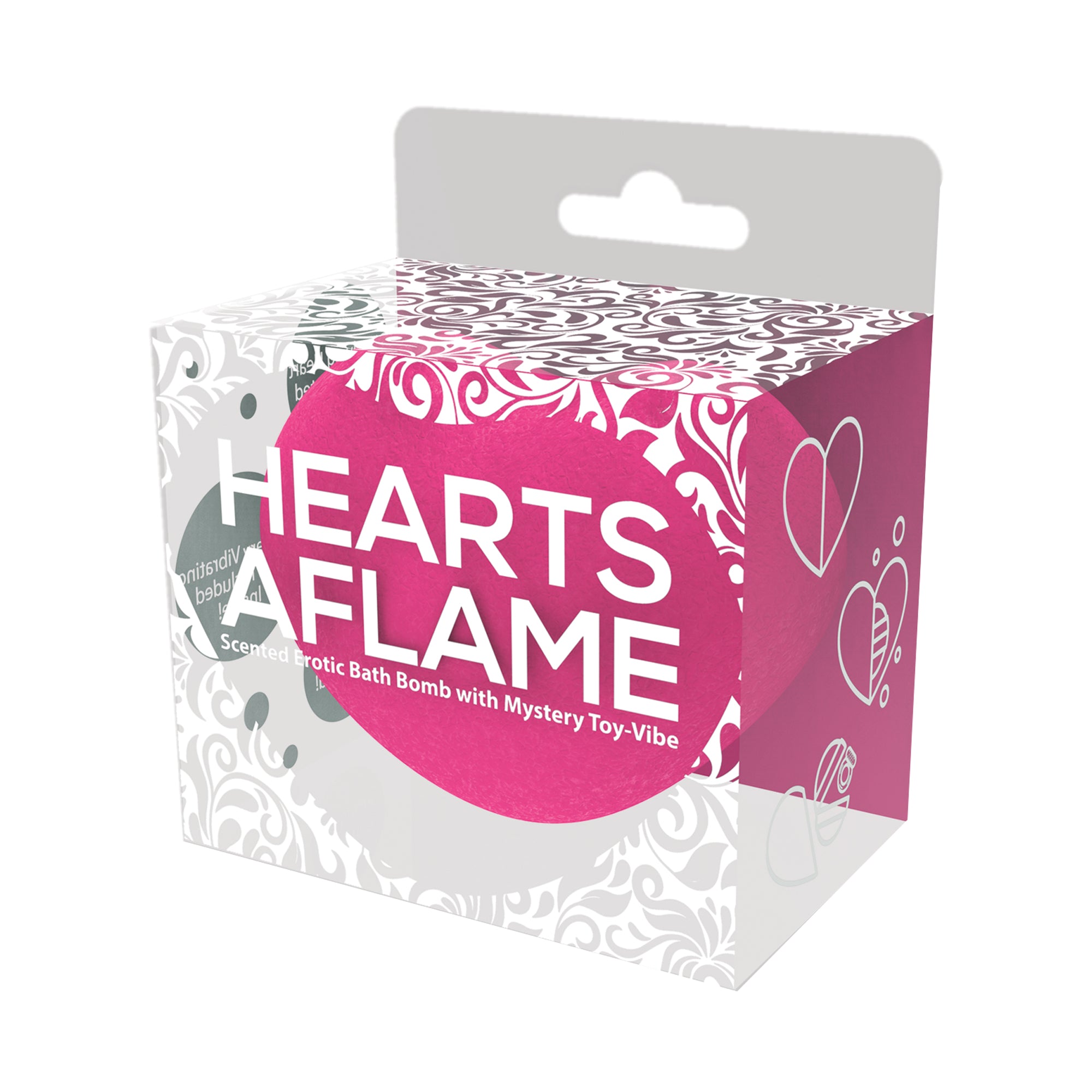 Hearts Aflame Erotic Lovers Bath Bomb HTP3076