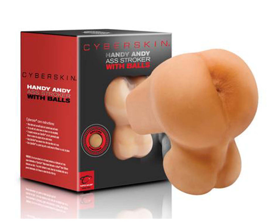 Cyberskin Handy Andy Ass Stroker With Balls - Light TS1004037