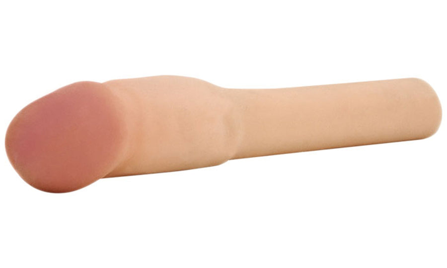 Cyberskin 4 In. Xtra Thick Vibrating Transformer Penis Extension - Light TS1008514