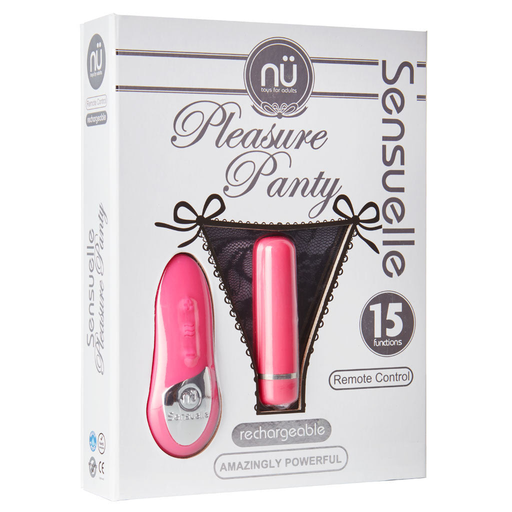 Sensuelle Pleasure Panty - Pink BT-W55PK