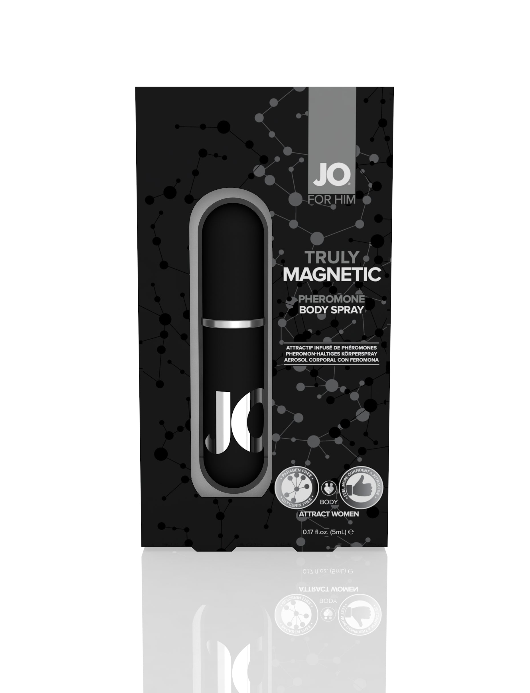 Jo for Him Truly Magnetic Pheromone Body Spray - 0.17 Fl Oz. / 5 ml JO40184