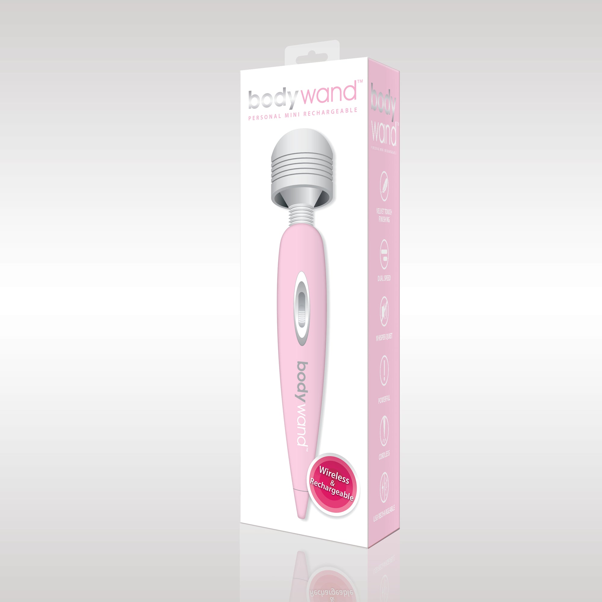 Bodywand Personal Mini Rechargeable Wand - Pink X-BW112
