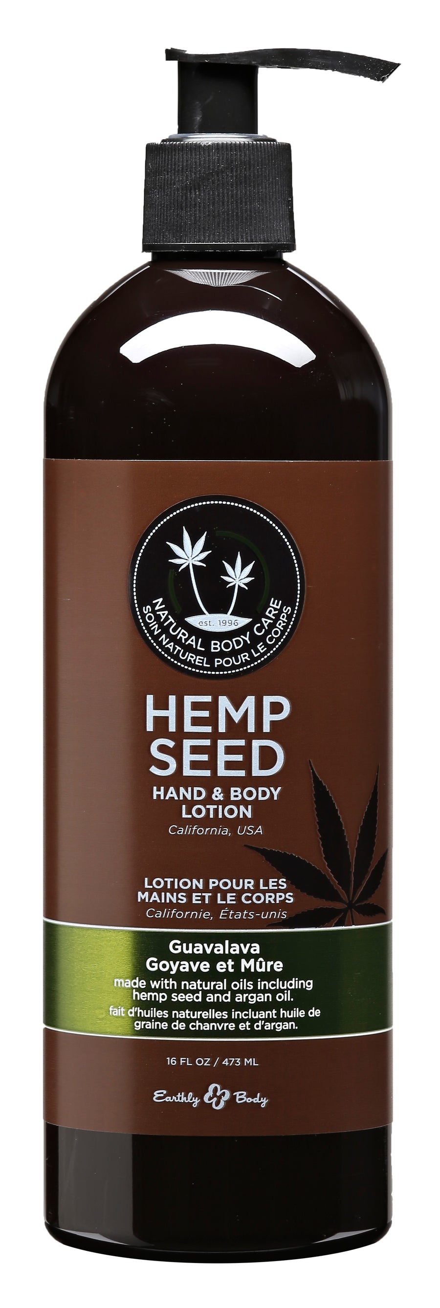 Hemp Seed Hand and Body Lotion - Guavalava - 16 Fl. Oz. EB-HSV268