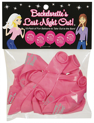 Bachelorette's Last Night Out! - Final Fling Before the Ring Balloons - 6 Pack GFF-719
