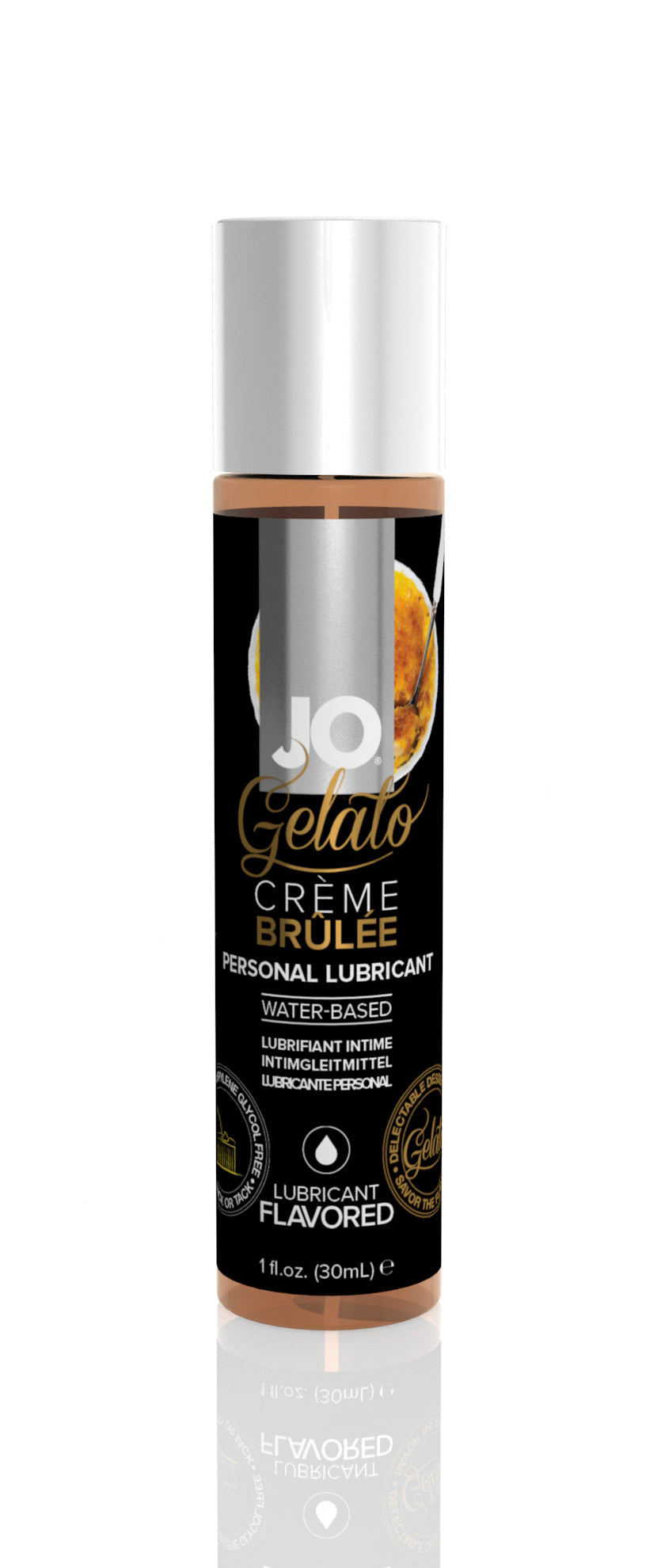 Jo Gelato Creme Brulee Water-Based Flavored  Lubricant - 1 Fl. Oz. / 30 ml JO41020