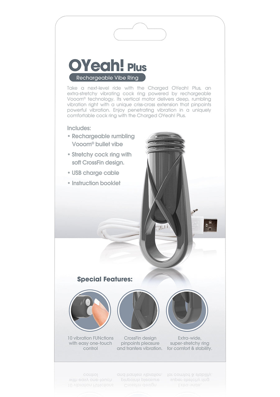 Charged O Yeah! Plus Ring - Grey AOYP-G-101E