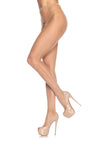 Sheer Nylon Crotchless Pantyhose - Nude - One Size LA-1905NUD
