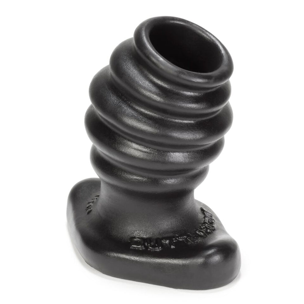 Butt-Hole-3 Rippled Fuckplug - Large - Black OX-1083-L-BLK
