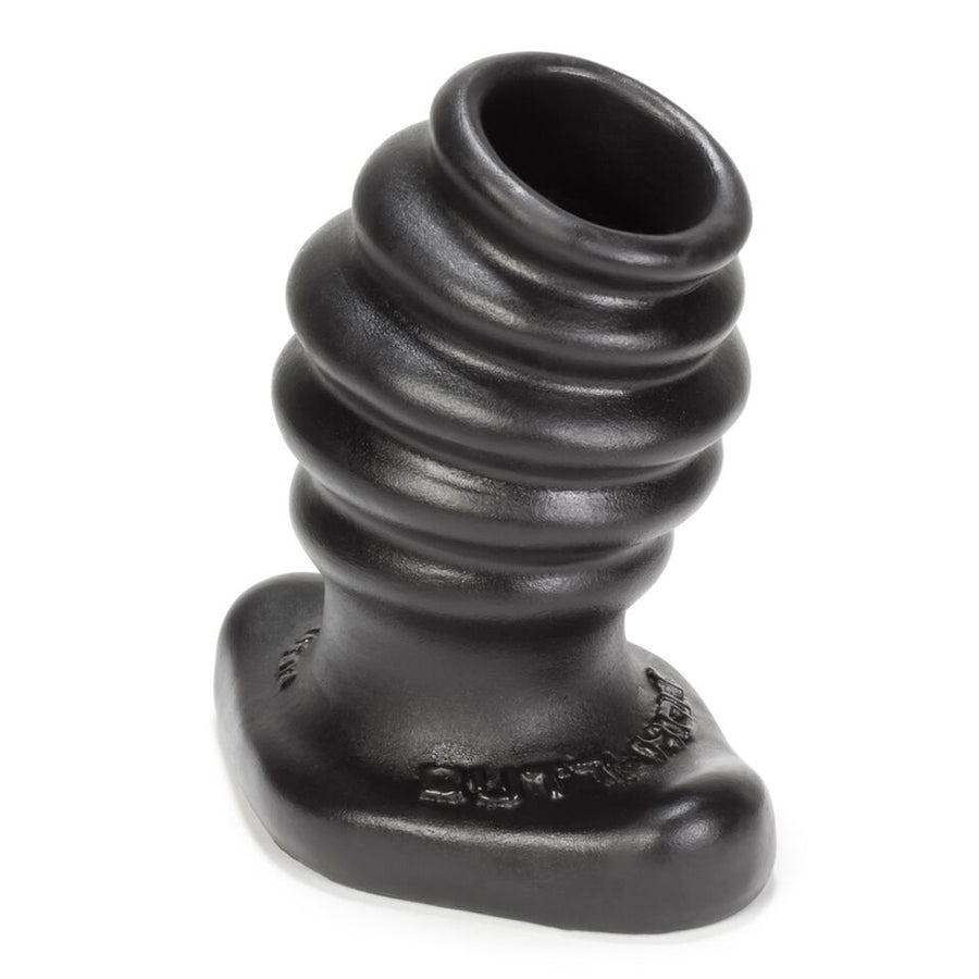 Butt-Hole-3 Rippled Fuckplug - Large - Black OX-1083-L-BLK