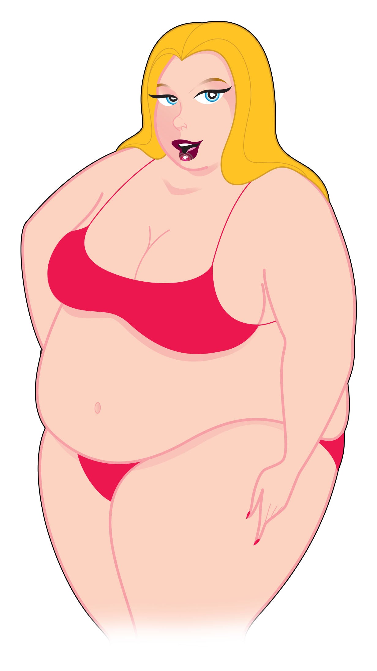 Travel Size Fatty Patty Inflatable Love Doll PD8615-00