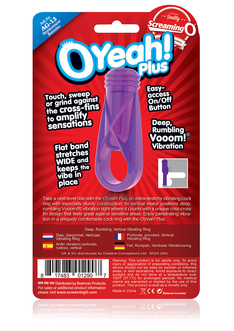 O Yeah! Plus Ring - Purple OYP-PU-101E