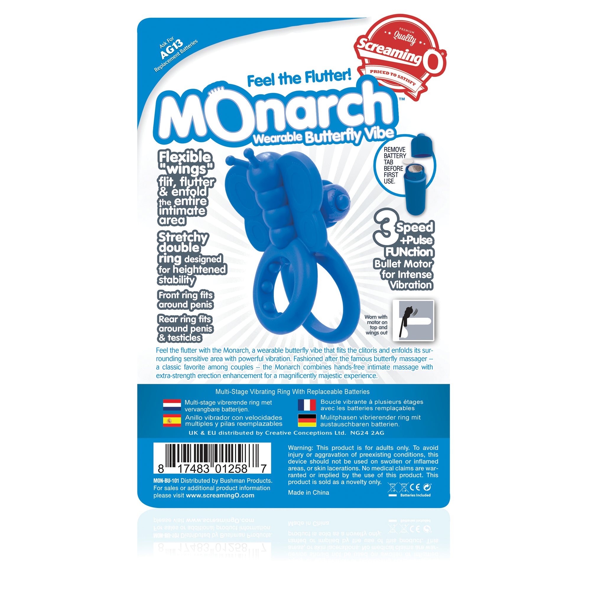 Monarch - Each - Blue MON-BU-110E
