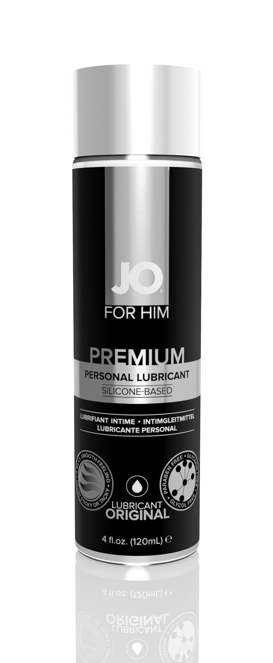 Jo for Him Premium Silicone Based Lubricant - 4 Fl. Oz. / 120 ml JO40378