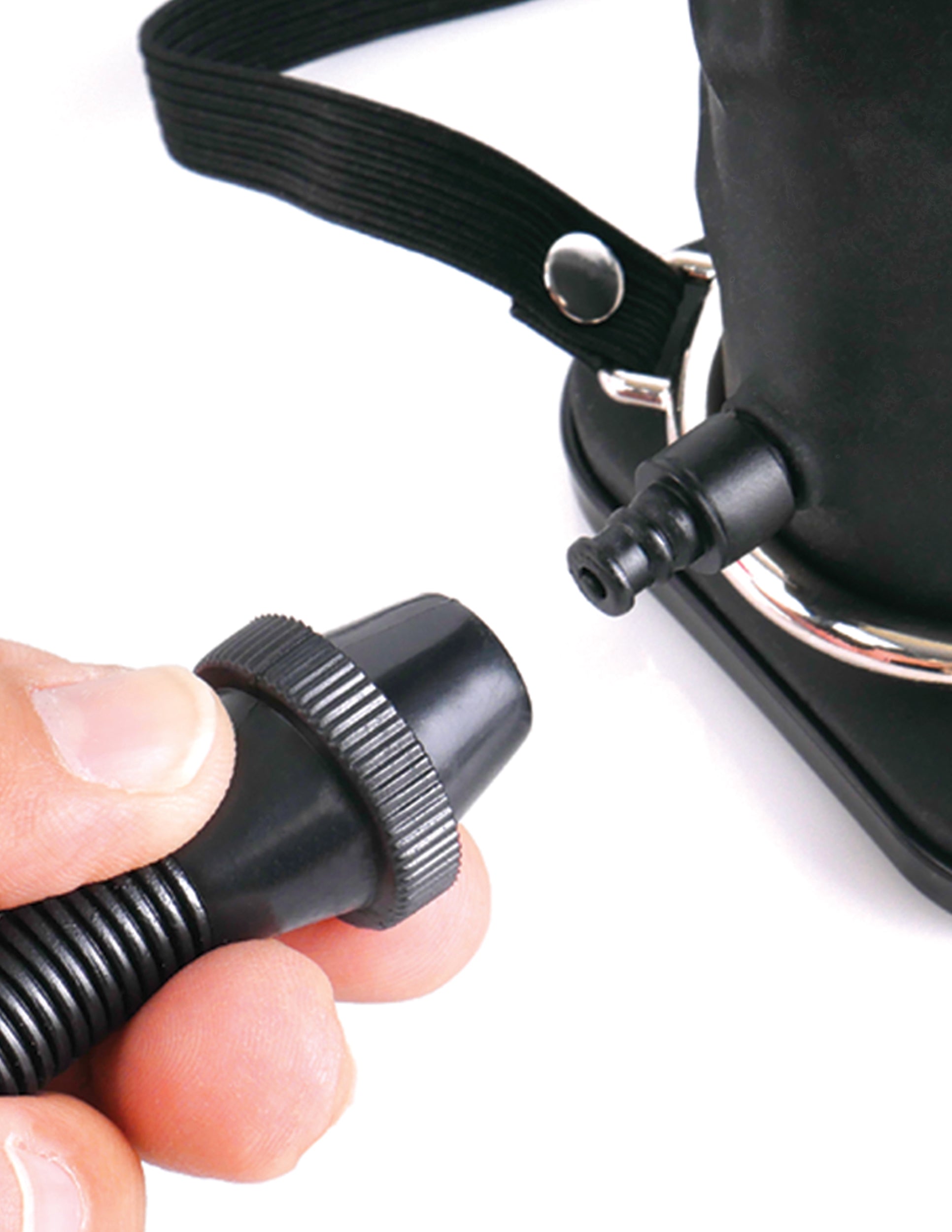 Fetish Fantasy Extreme 8 Inch Inflatable Vibrating Hollow Silicone Strap-On PD3782-23