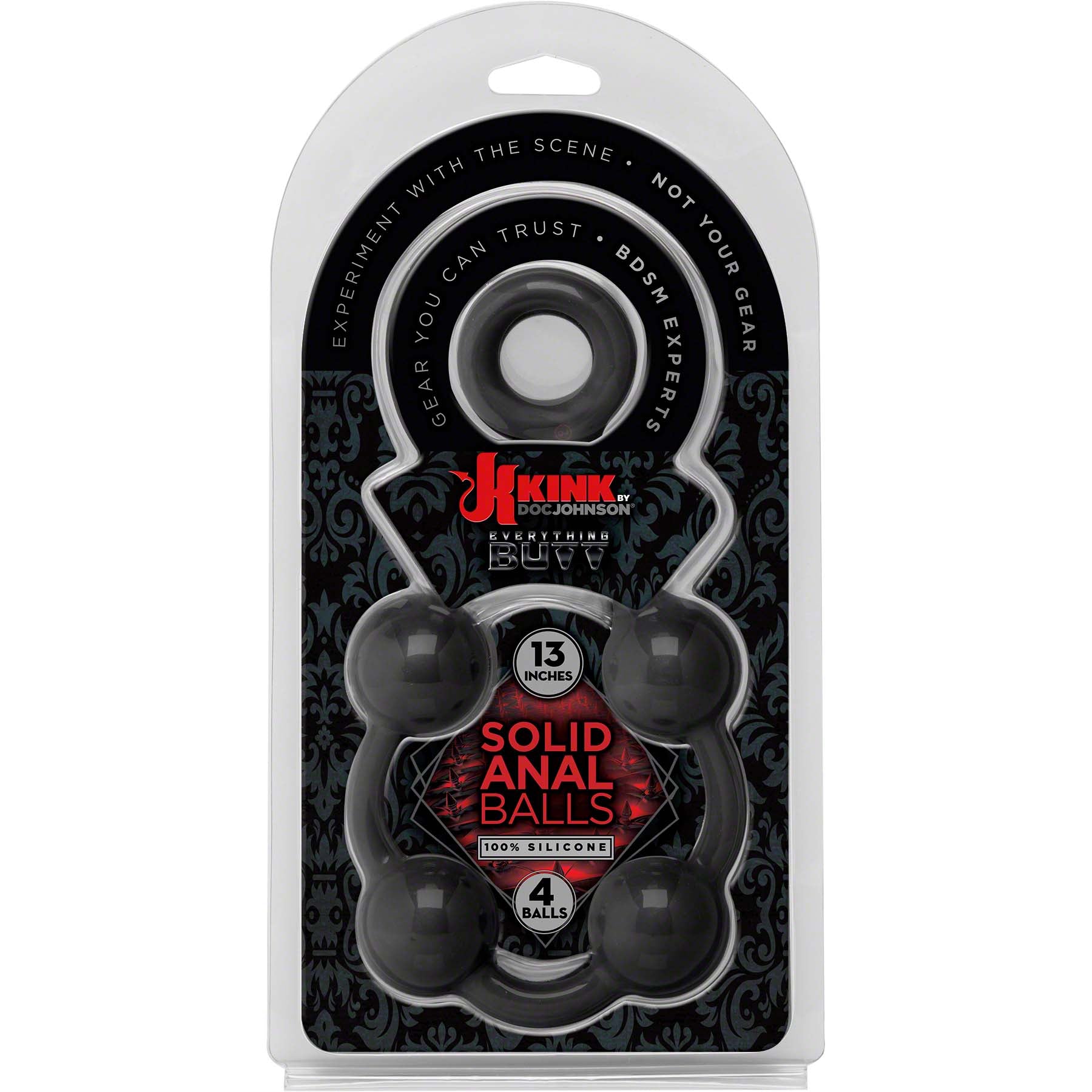 Solid Anal Balls 13 - Black DJ2401-32-CD