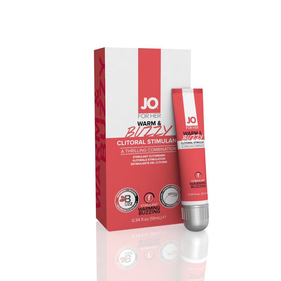 Jo for Her Warm & Buzzy Clitoral Stimulant - 0.34 Fl. Oz. / 10ml JO41216