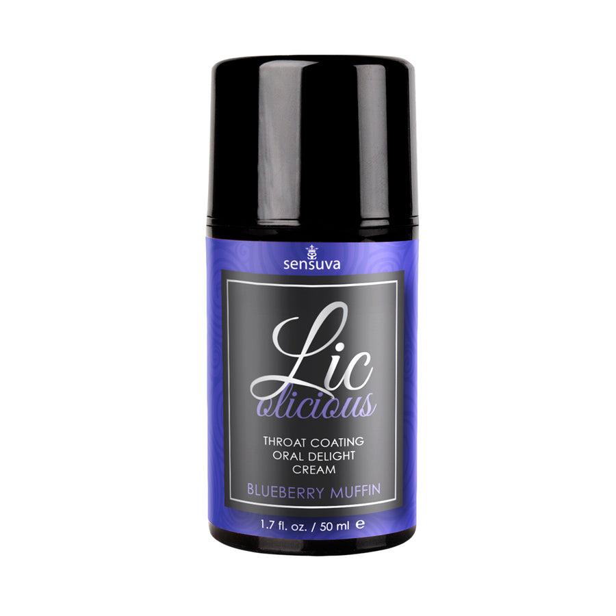 Lic-O-Licious Blueberry Muffin Throat Coating Oral Delight Cream - 1.7 Fl. Oz. / 50 ml SEN-VL471