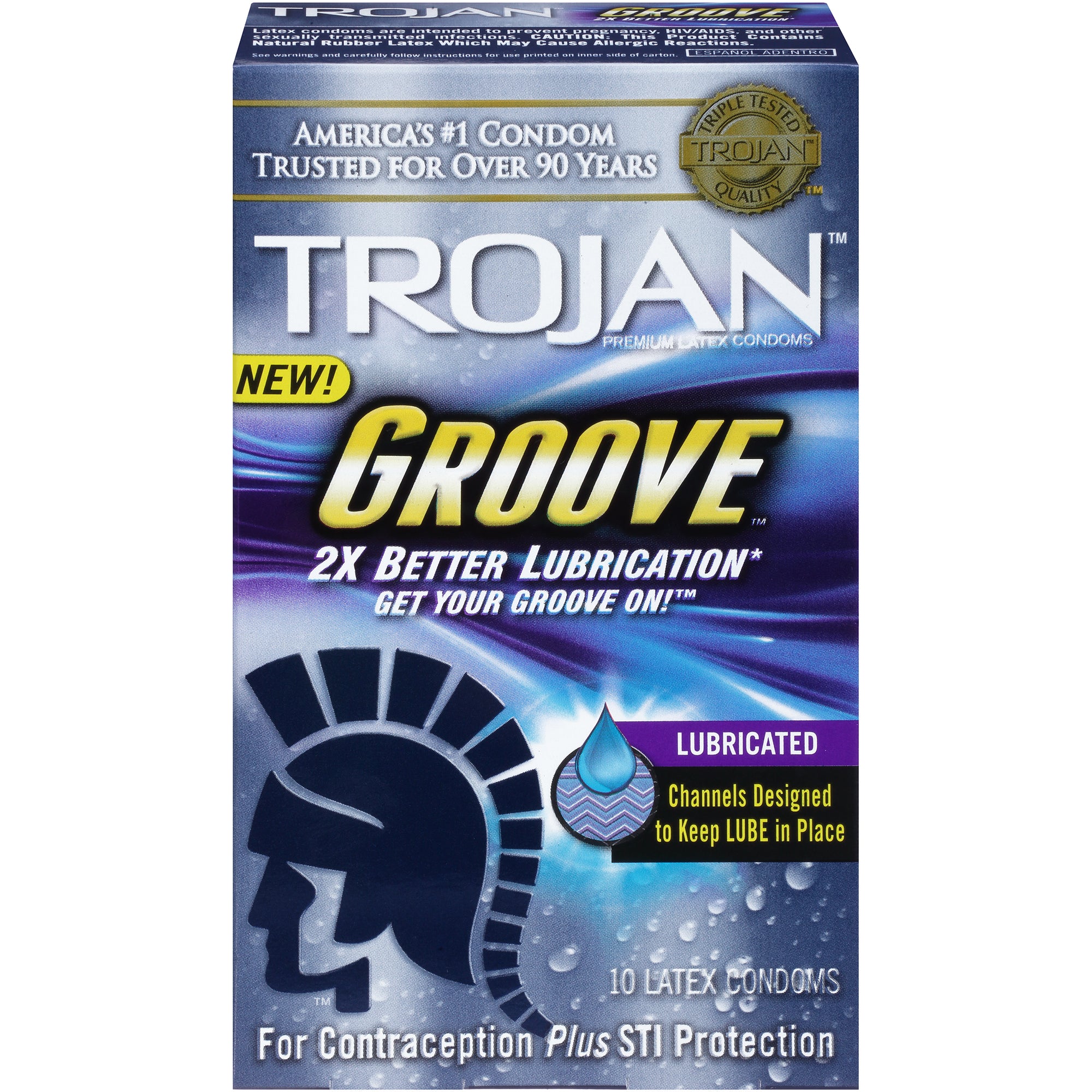 Trojan Groove - 10 Pack TJ01953