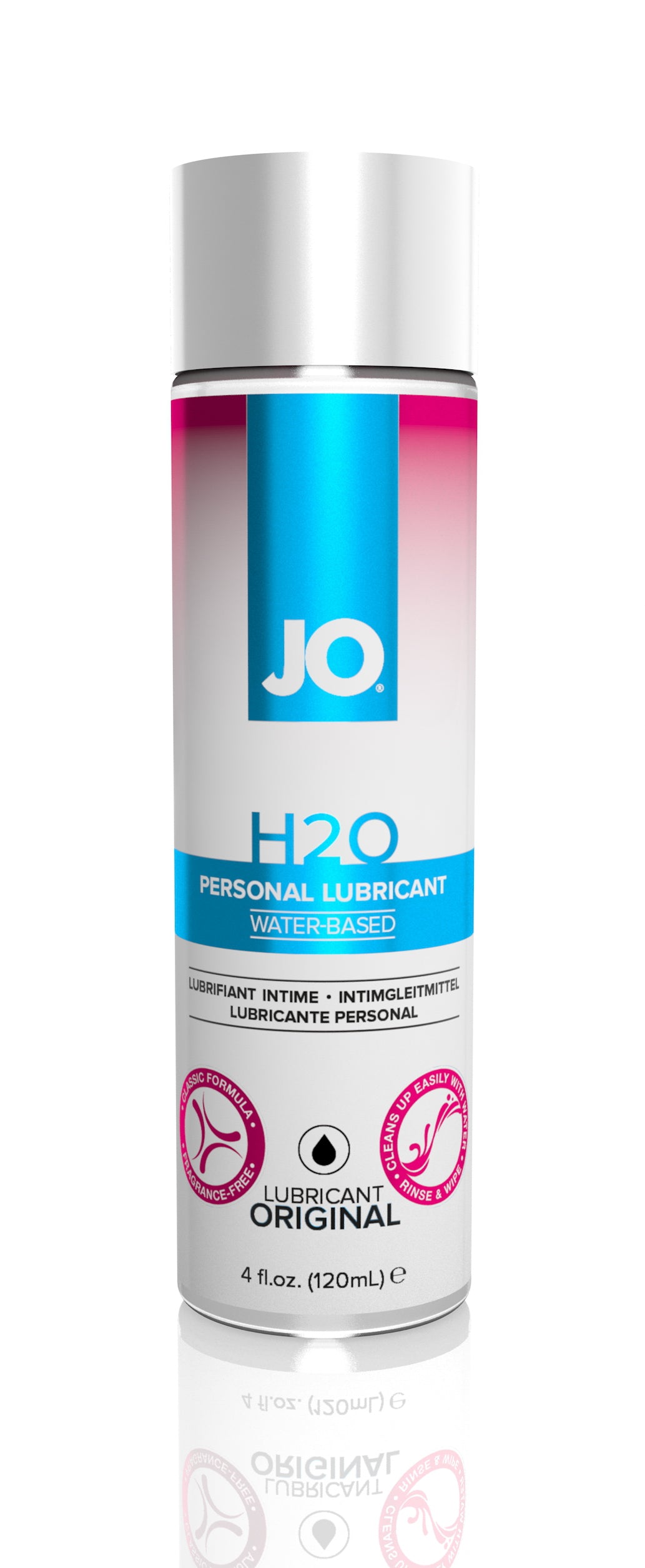 Jo for Her H2O Water- Based Lubricant - 4 Fl. Oz.  / 120 ml JO40067