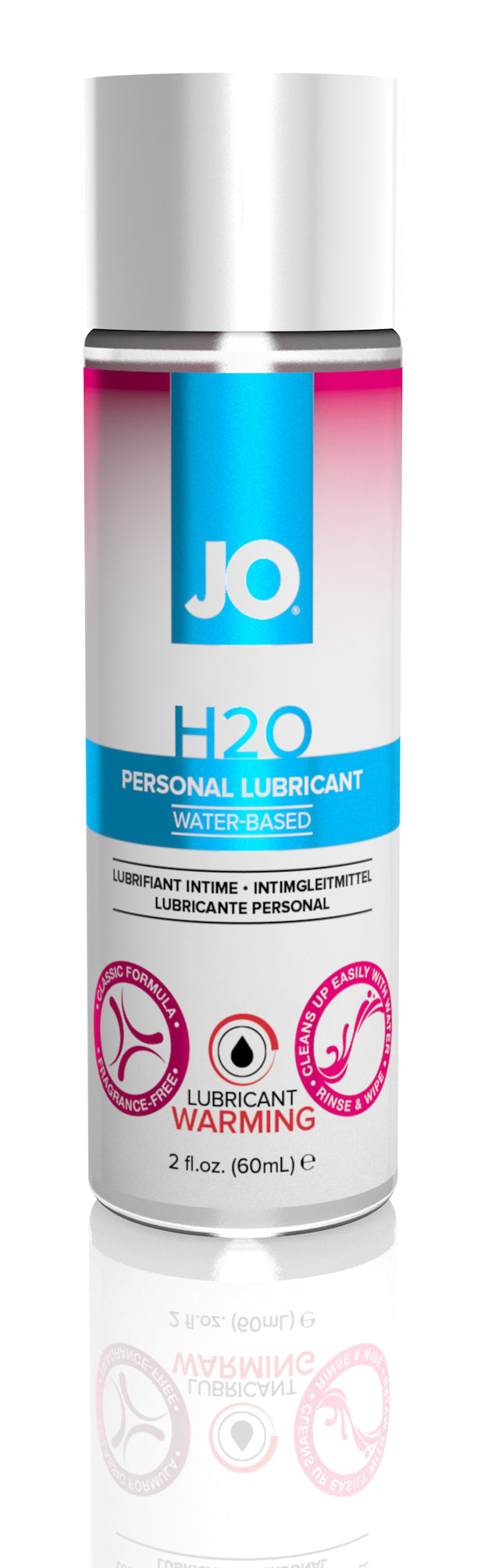 Jo for Her H2O Warming Lubricant - 2 Fl. Oz. / 60 ml JO40061