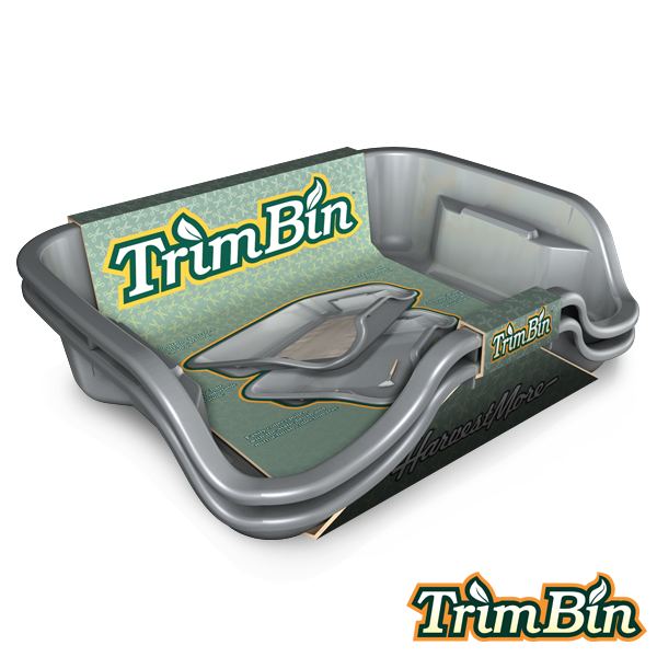 Green Planet Trim Bin - Black