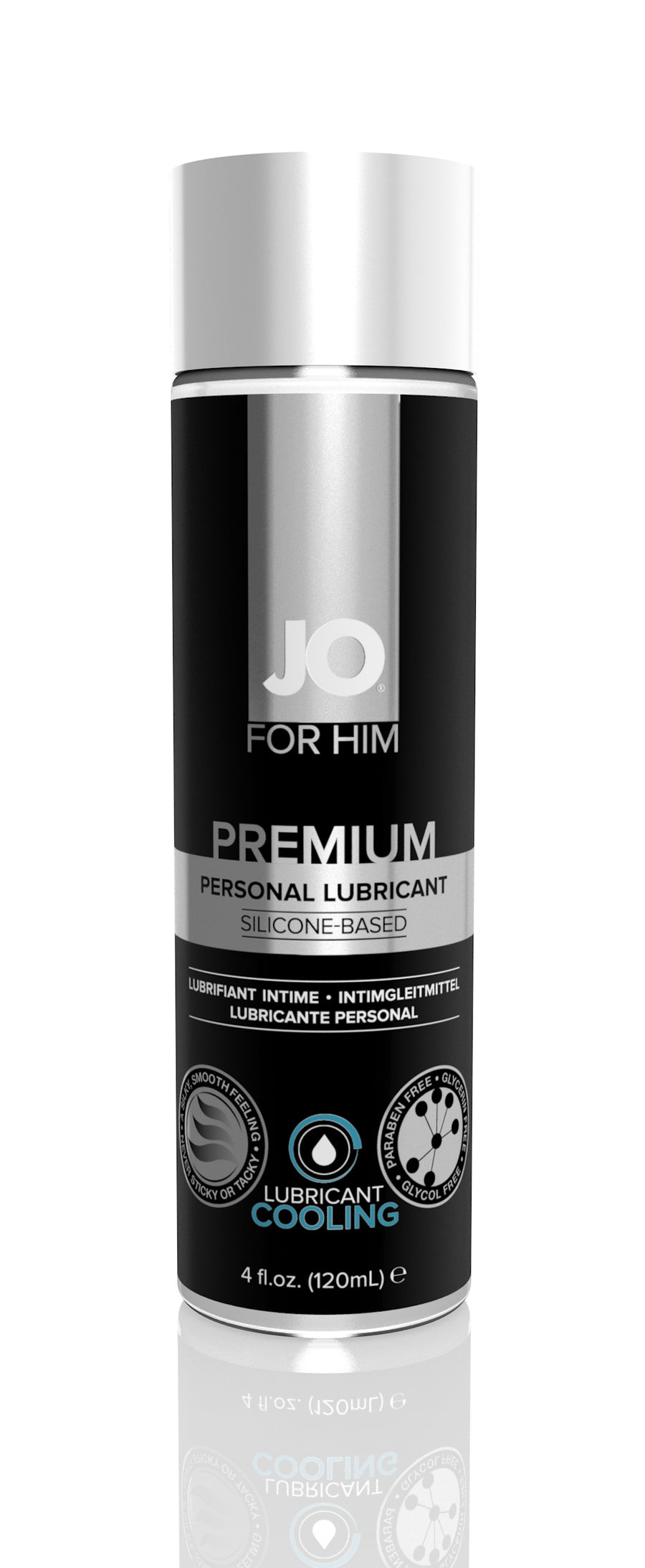 Jo for Him Premium Silicone - Based Cooling Lubricant - 4 Fl. Oz. / 120 ml JO40382