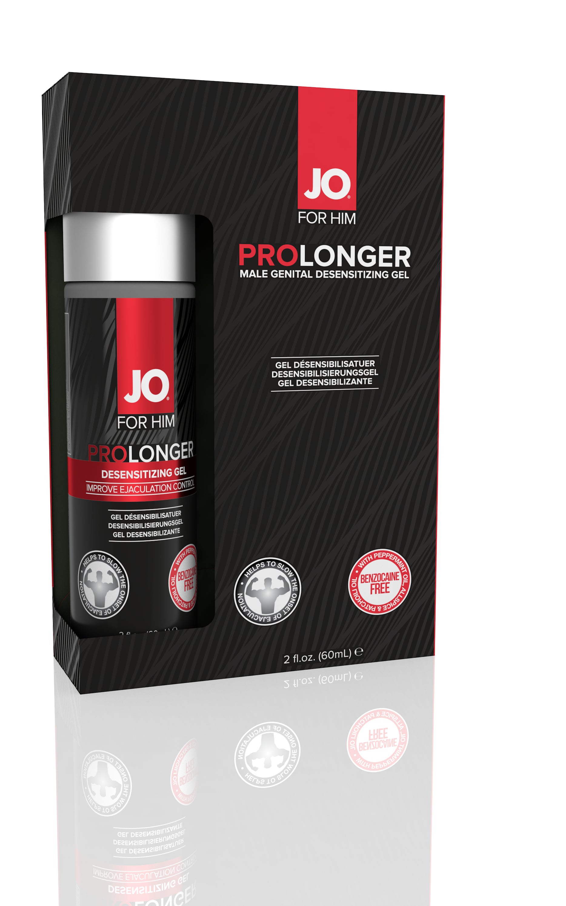 Jo for Him Prolonger Desensitizing Gel - 2 Fl. Oz. / 60 ml JO40225