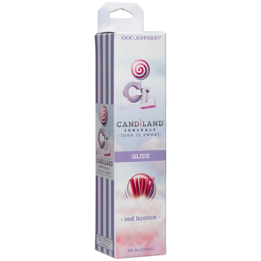 Candiland Sensuals Glide - Red Licorice - 4 Fl. Oz. (118 ml) DJ4200-01
