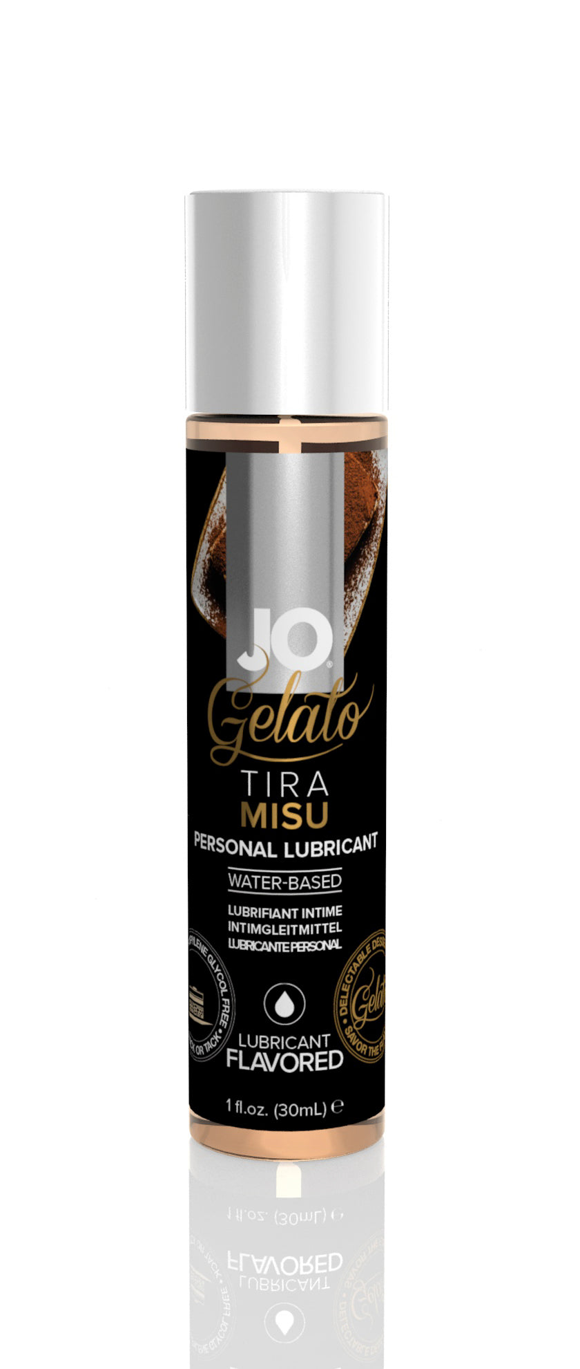 Jo Gelato Tiramisu Water-Based Flavored Lubricant -1 Fl. Oz. / 30 ml JO41024