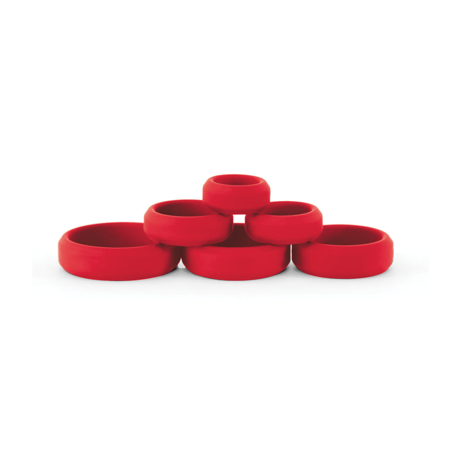 Renegade Build-a-Cage Rings - Red NSN1106-06