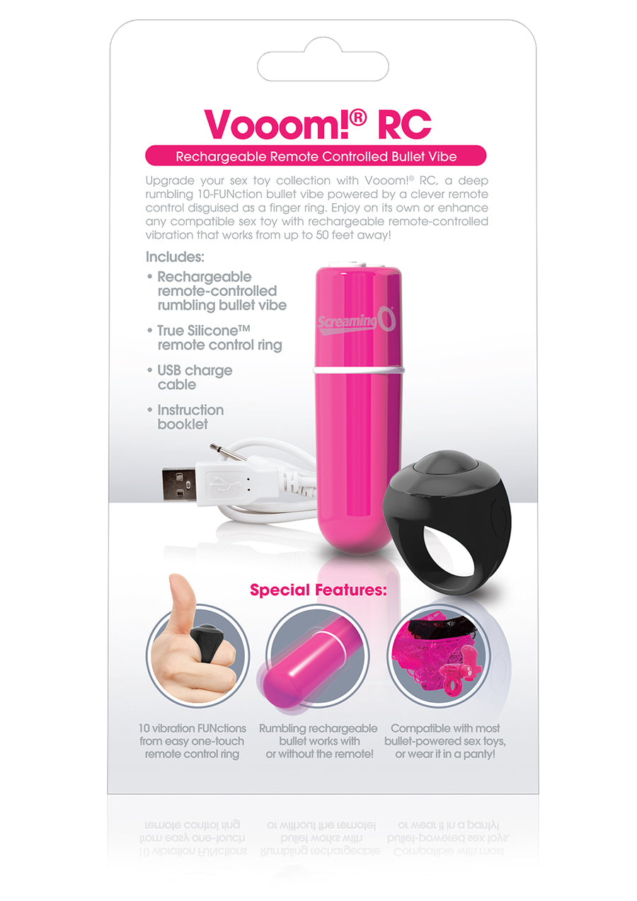 Charged Vooom Remote Control Bullet - Pink AVR-PK-101E